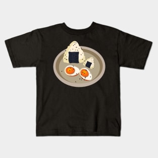 Kawai food onigiri Kids T-Shirt